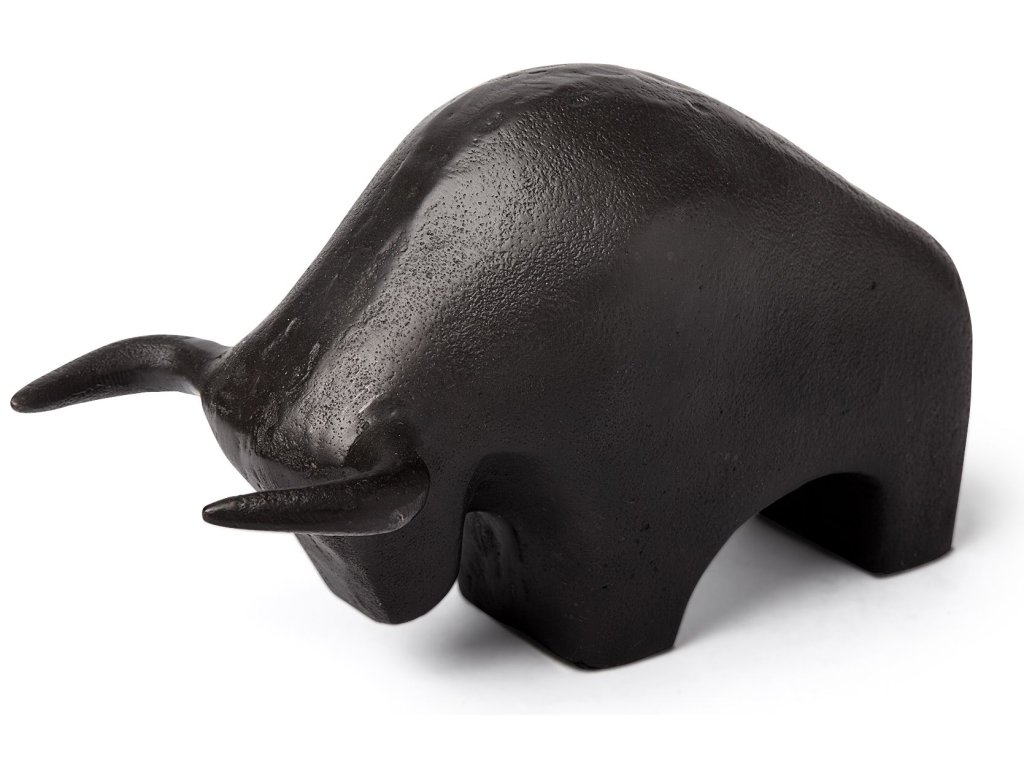 II 9L x 4W Black Cast Aluminum Raging Bull