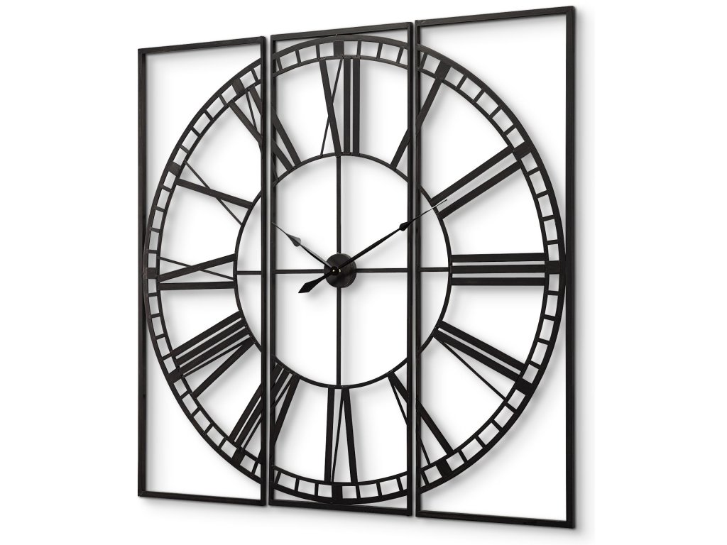 60" Square Oversized+ Industrial Wall Clock