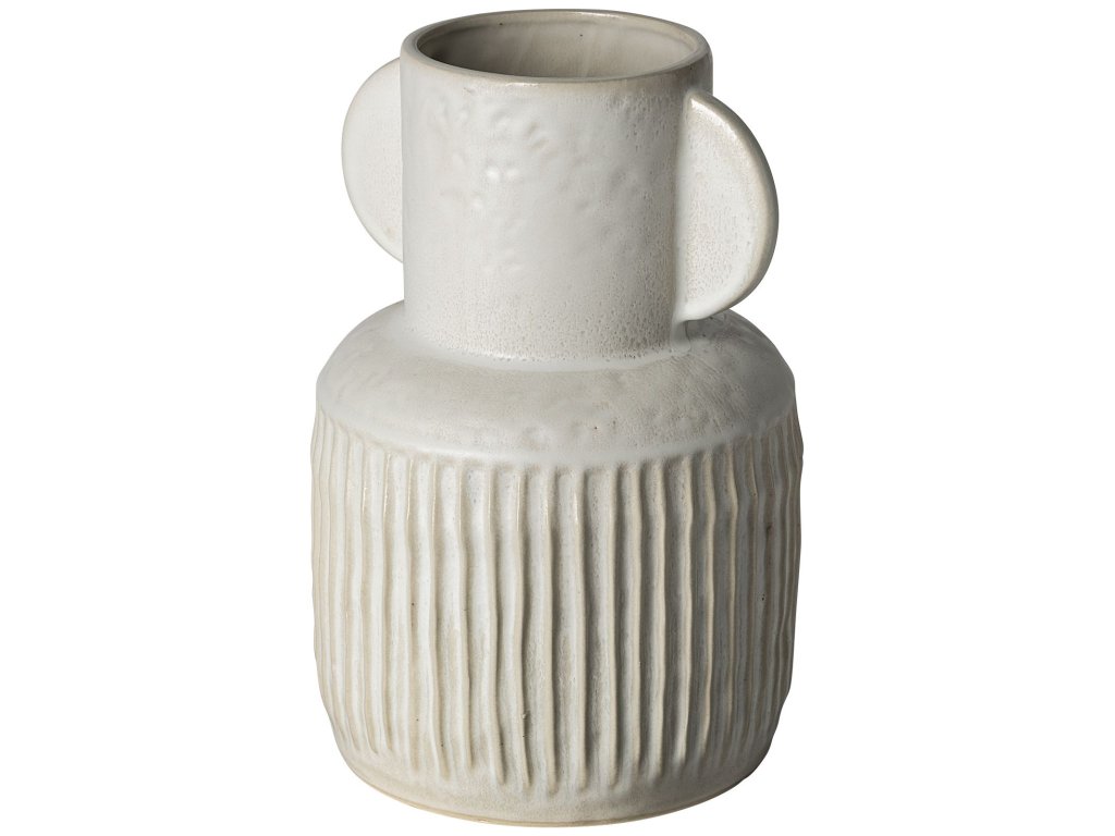 Large Eggshell Ceramic Vase