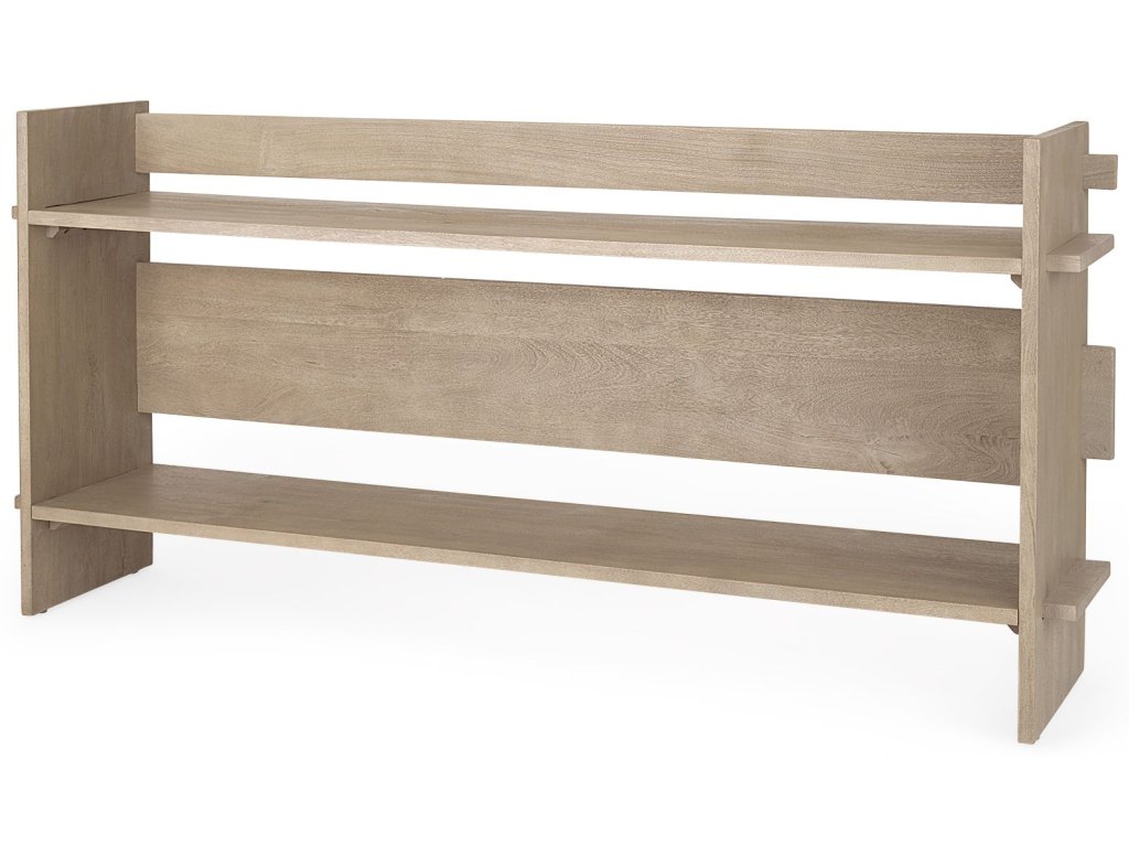 Light Gray Wood Console Table