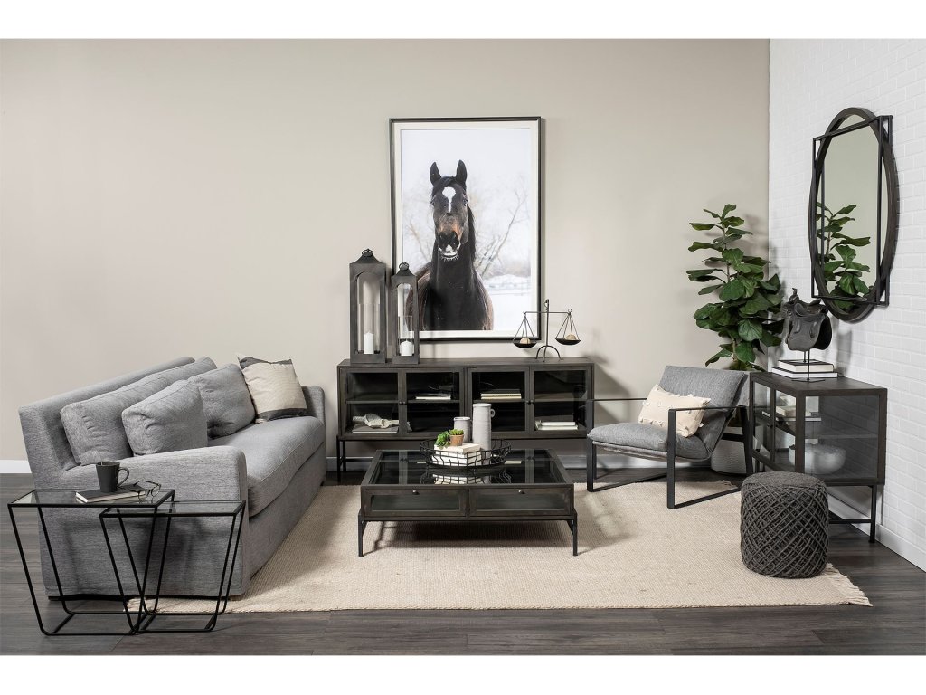 Large Freckled Gray Ceramic Jug