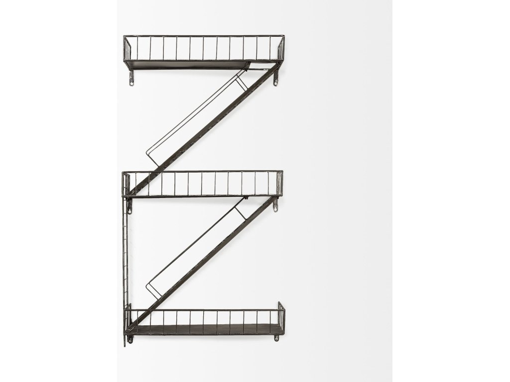 42H Wall Mounted Fire Escape Shelf - Alternative View