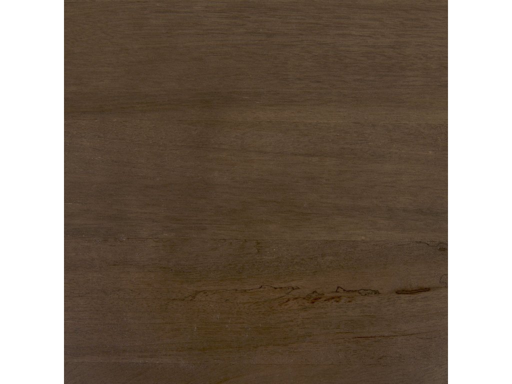 50L x 15W x 30H Medium Brown Wood w/Antique Nickel Metal Base Console Table