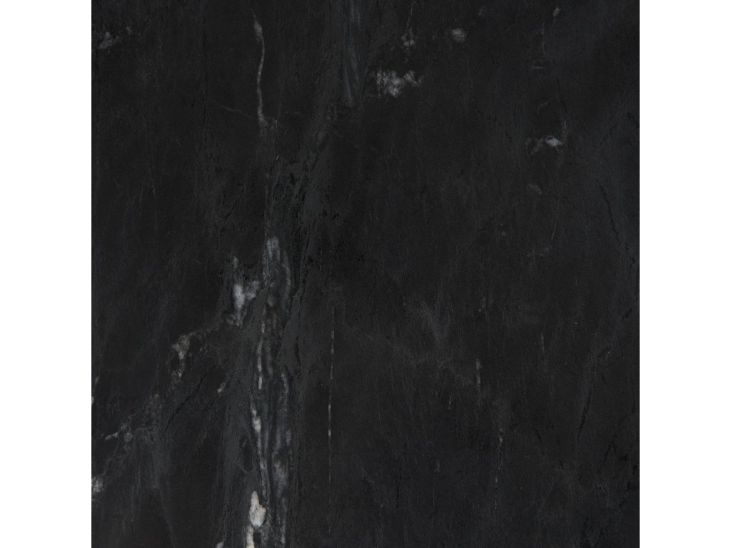 II 21L x 21W x 21H Black Marble Top Iron Side Table