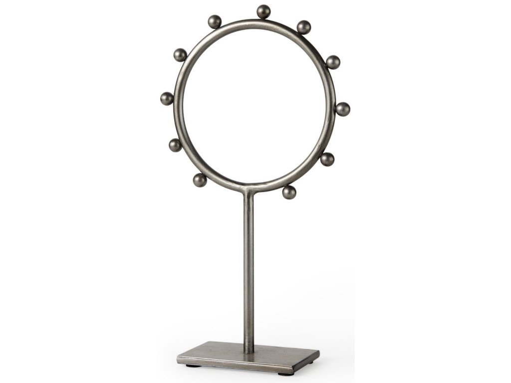 7.5L x 3.0W x 13.2H Small Studded Hoop Object