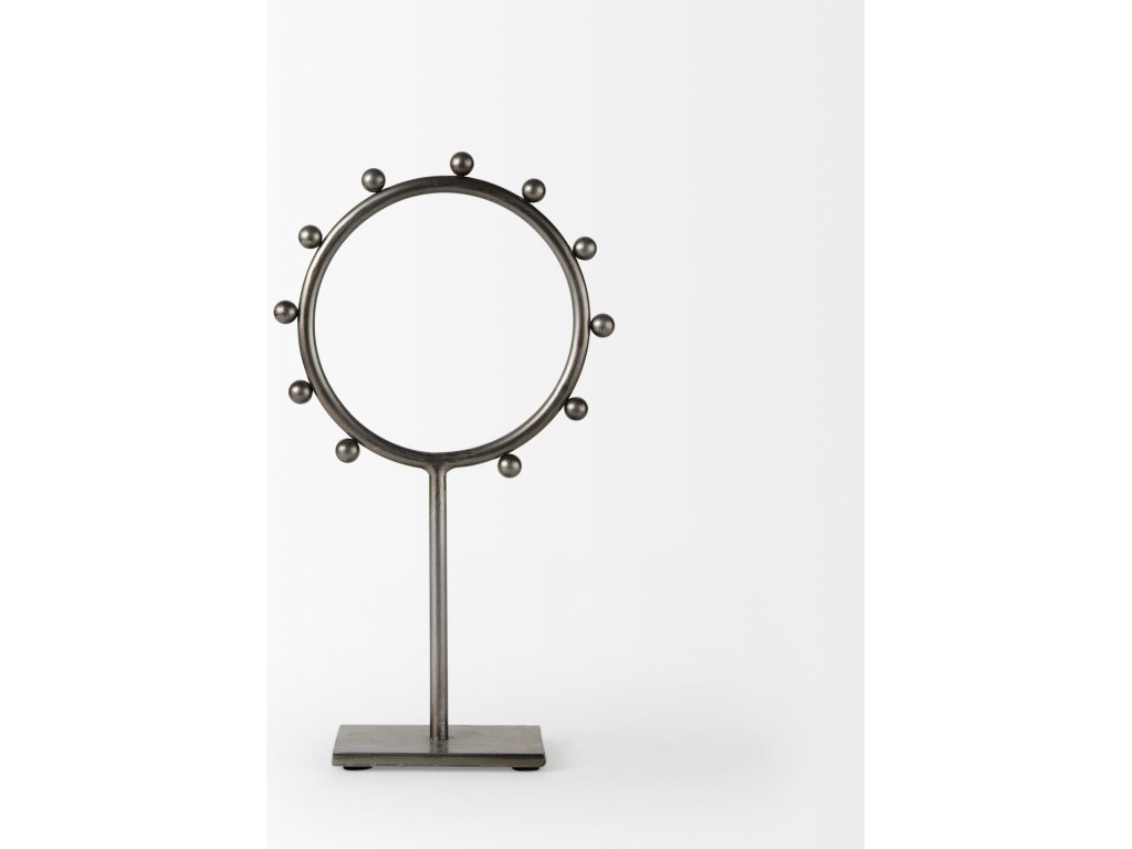 7.5L x 3.0W x 13.2H Small Studded Hoop Object