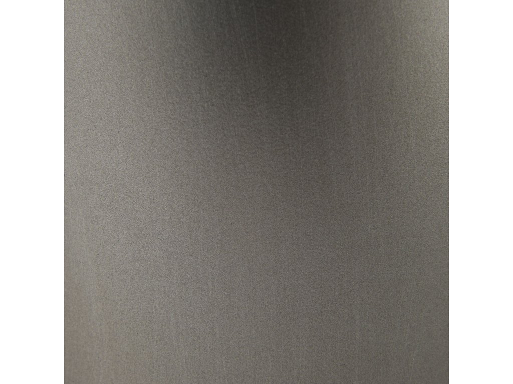 12.2H Large Gun Metal Gray Metal w/Studs Vase