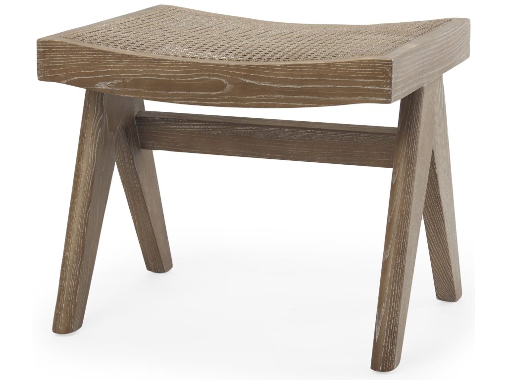 21.7L x 17.7W x 18.1H Medium Brown Wooden Stool