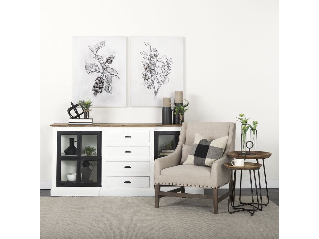 II 6L x 5W Black Metal Decorative Jug