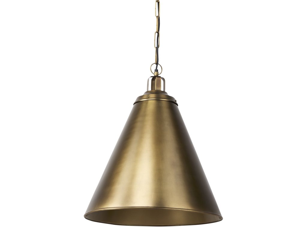 18.0L x 18.0W x 23.0H Gold w/Gold Accents Pendant Light