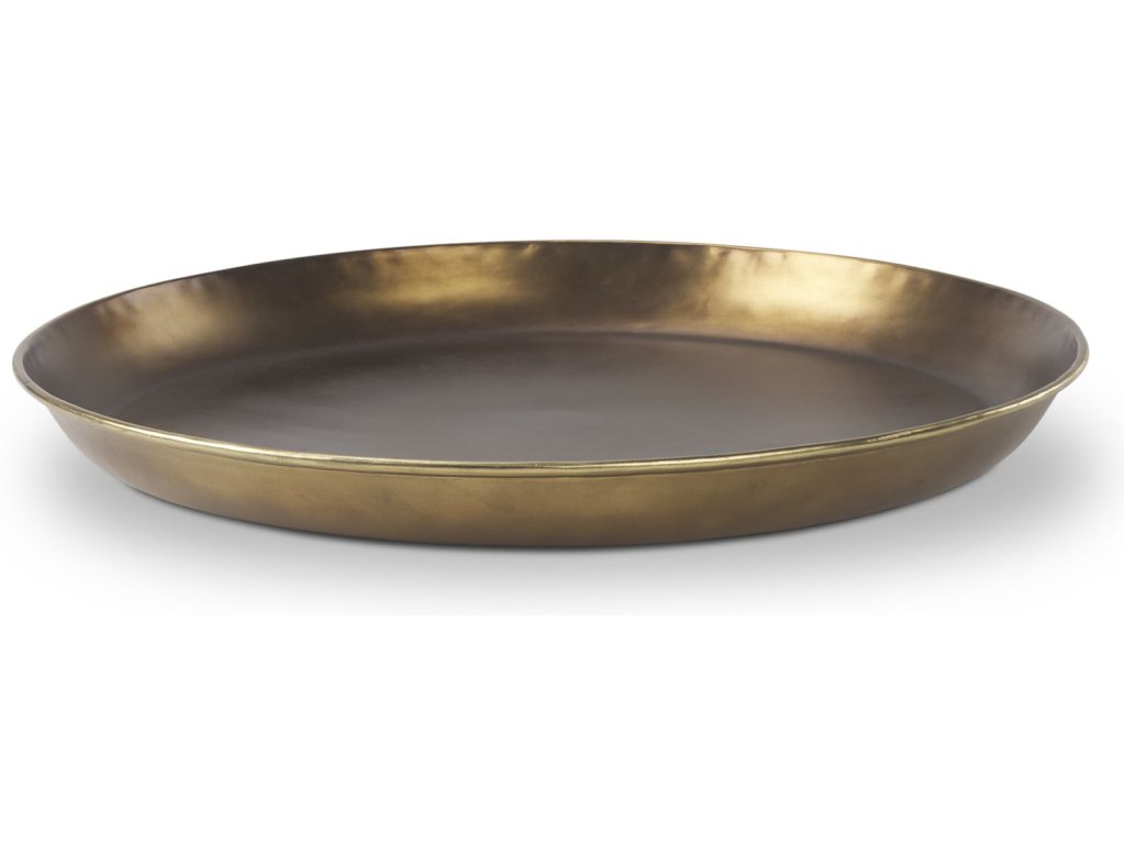 24.0L x 24.0W x 2.0H Brass Aluminium Tray Large