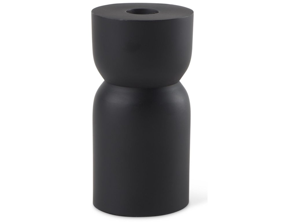 Small Black Metal Candle Holder