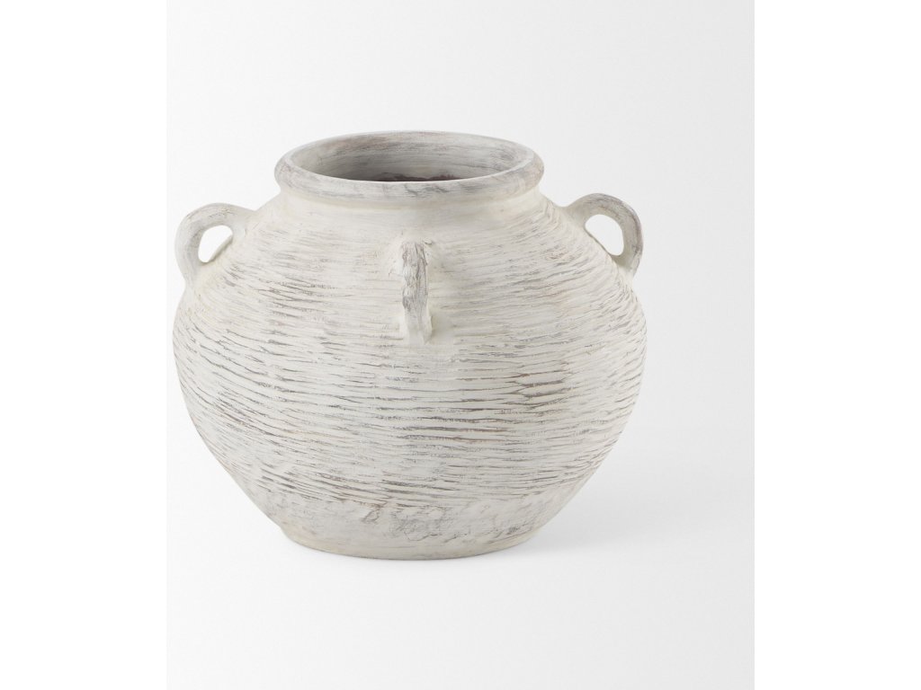 19.7L x 19.7W x 16.1H Ceramic Floor Vase