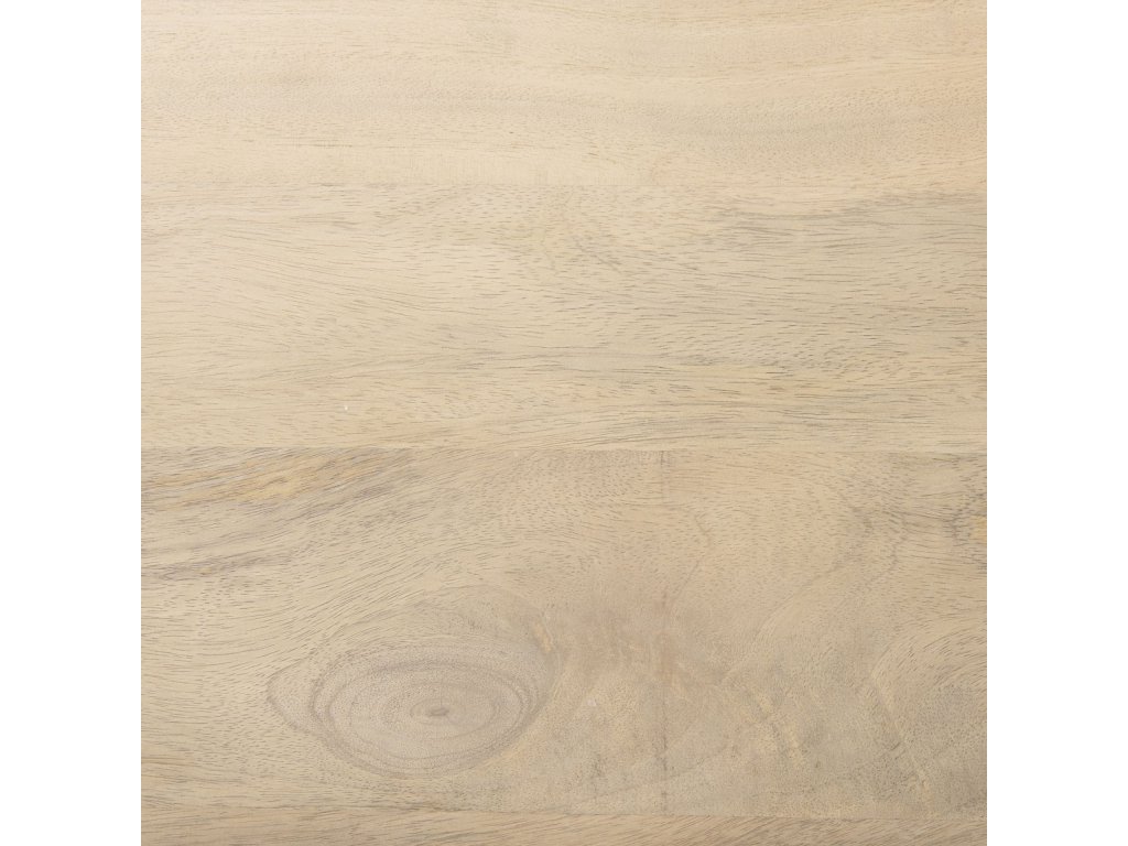 19.75 L x 15.0W x 72.5H Beige Wood w/Black Metal Frame 4-Tier Shelving Unit