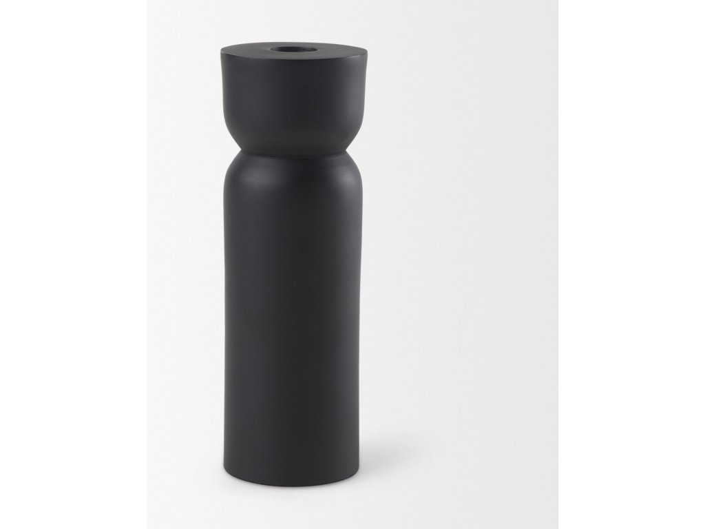 Black Large Metal Candle Holder - Alternative View