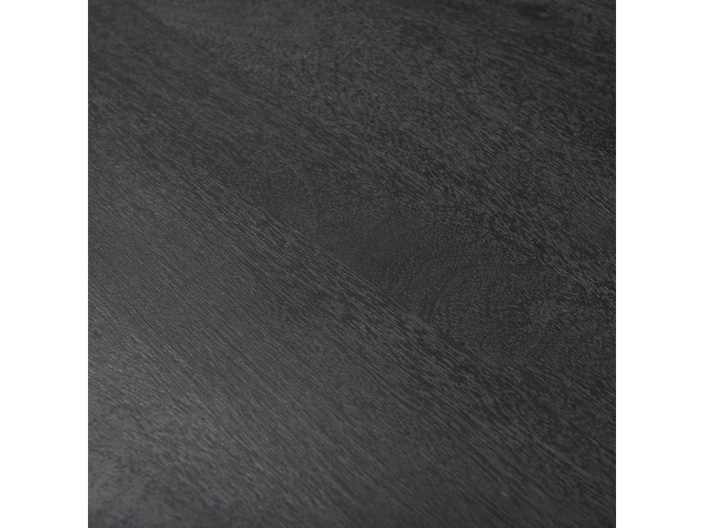 28.0L x 45.3W x 18.0H Black Solid Wood Round Coffee Table - Alternative View