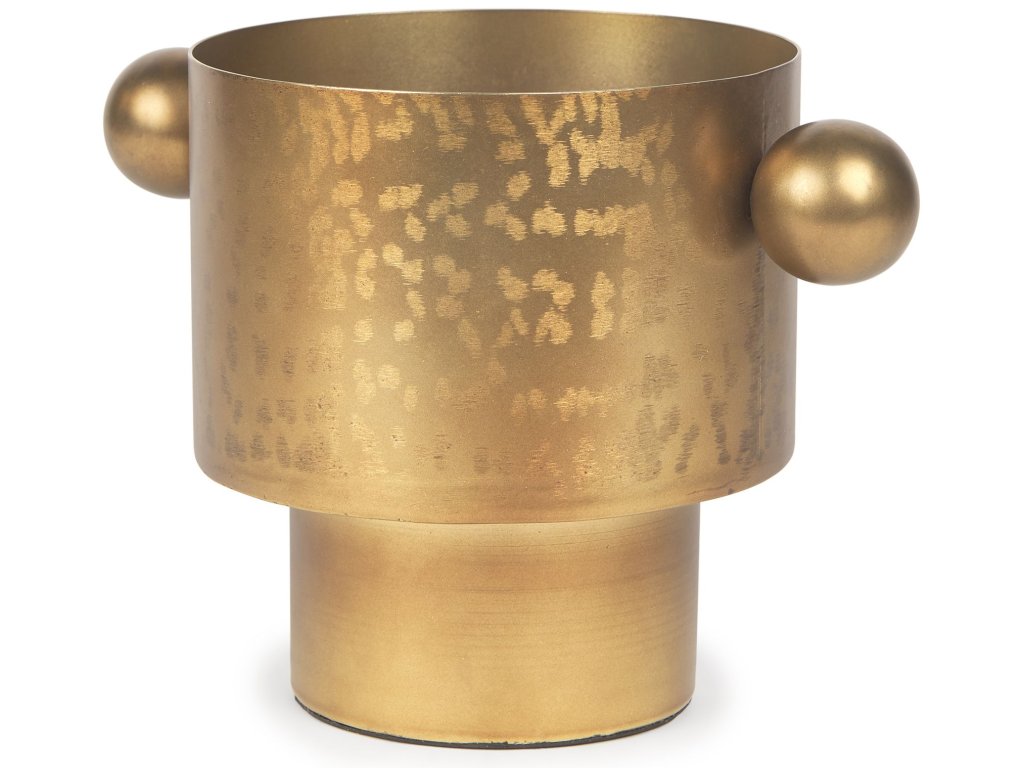 6.5H Medium Gold Iron Medium Vase
