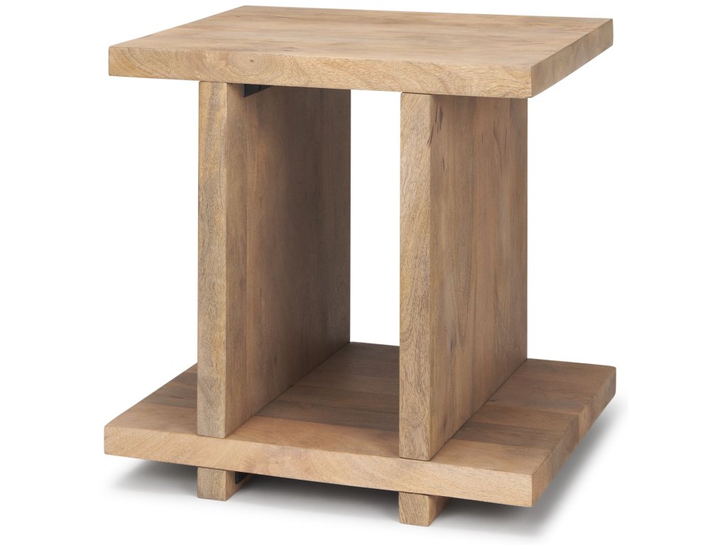 Light Brown Accent Table