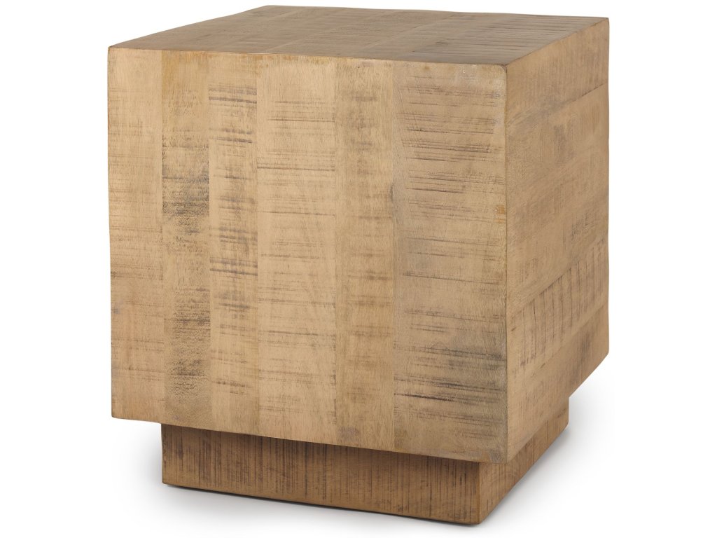 Light Brown Wood End/Side Table