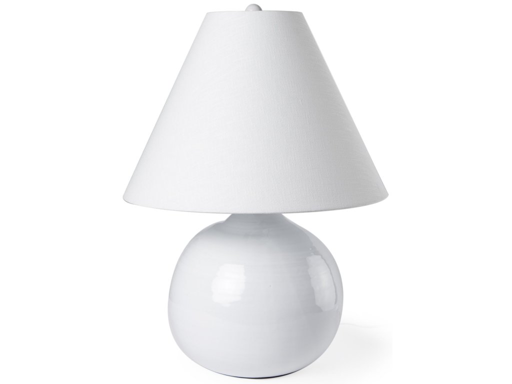 White Ceramic Table Lamp