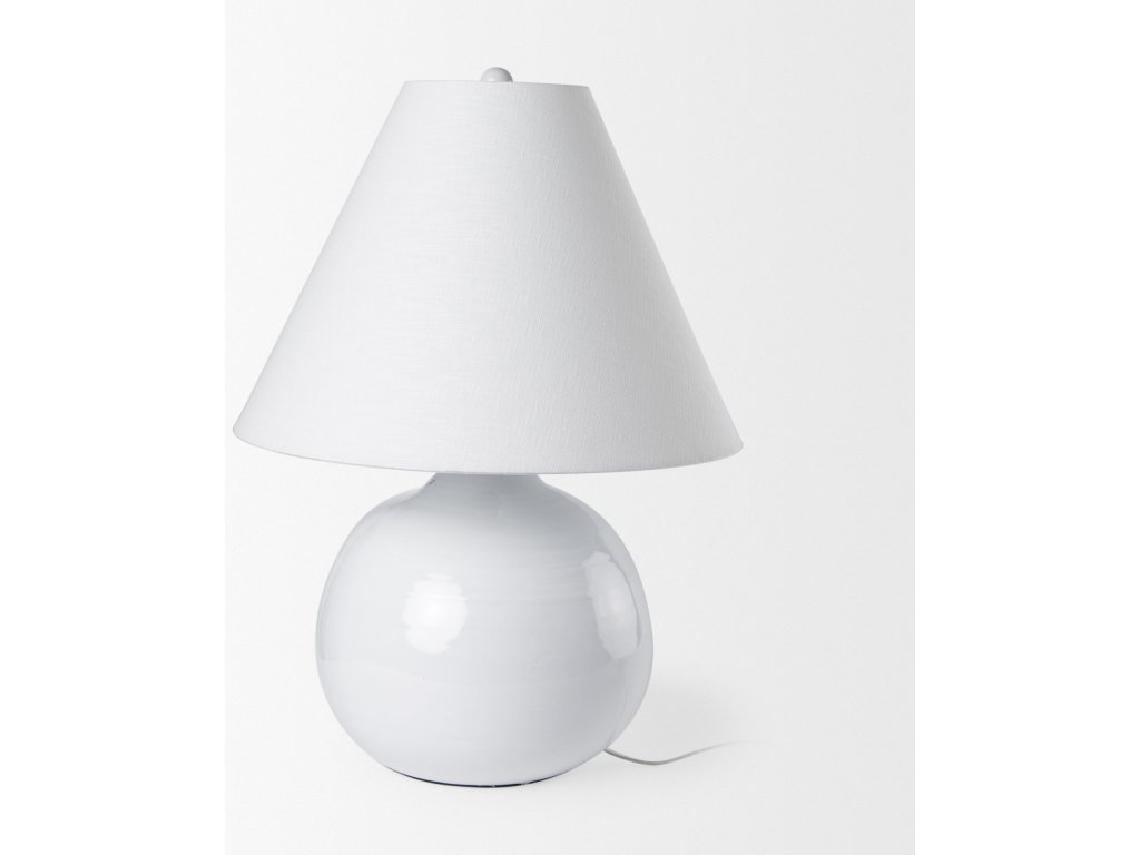 White Ceramic Table Lamp