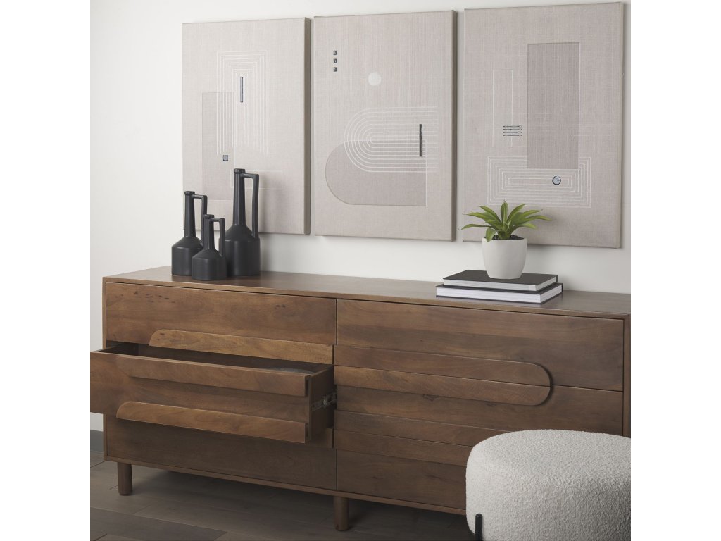 14.2H Medium Matte Black Ceramic Jug Vase - Alternative View