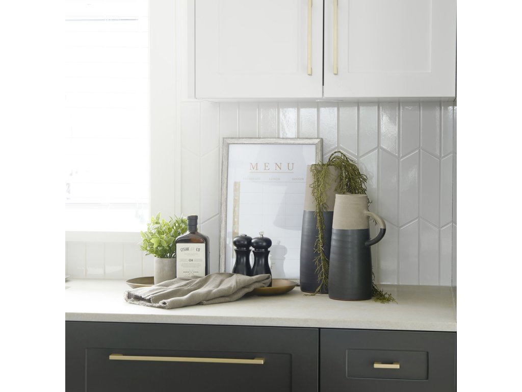 Small 13H Two-Toned Black/Natural Ceramic Jug - Alternative View