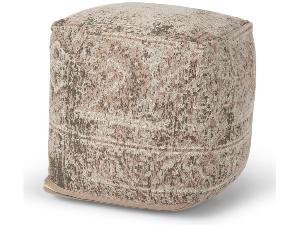 Small Taupe Pouf