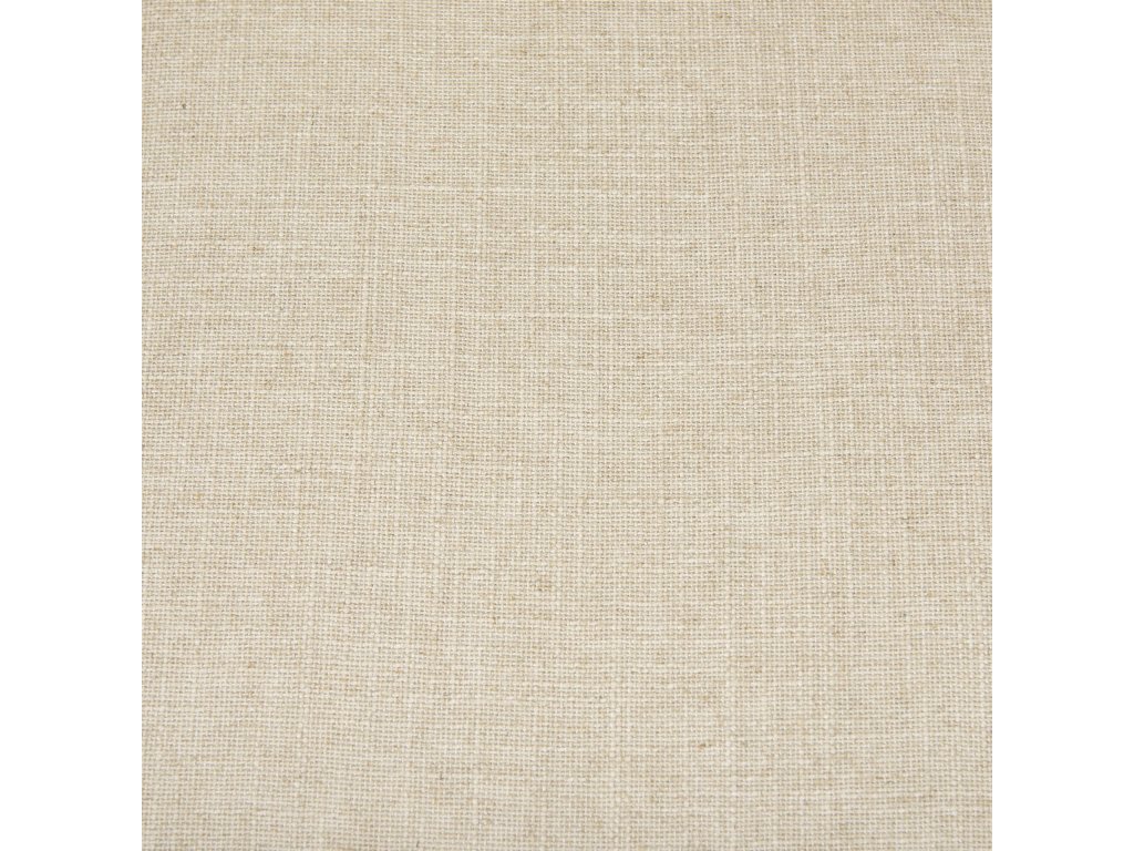 I Cream Fabric and Solid Wood Dining Chair