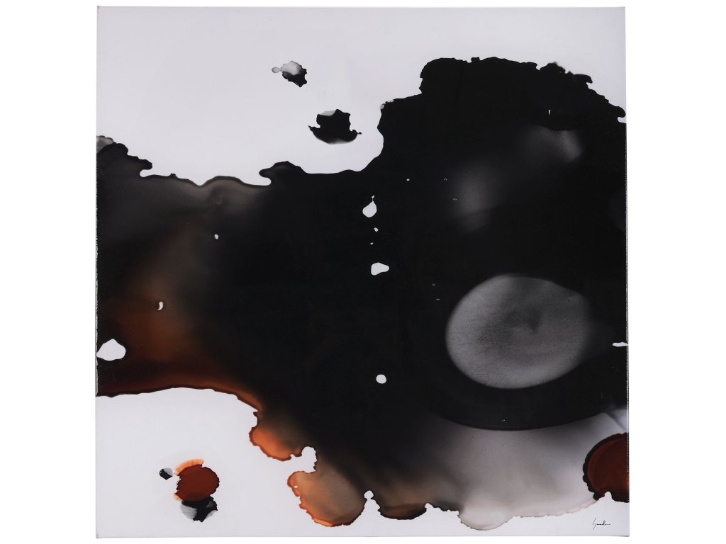 Night II by Mercana Studio a Hand Embellished Textured Canvas