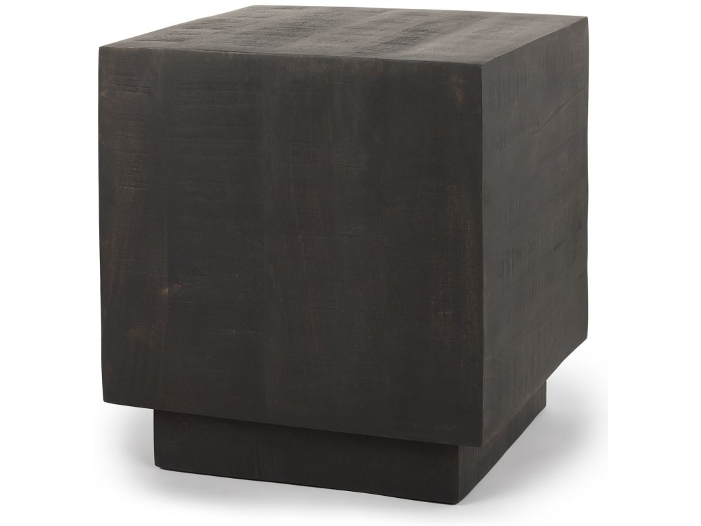 Dark Brown Wood End/Side Table