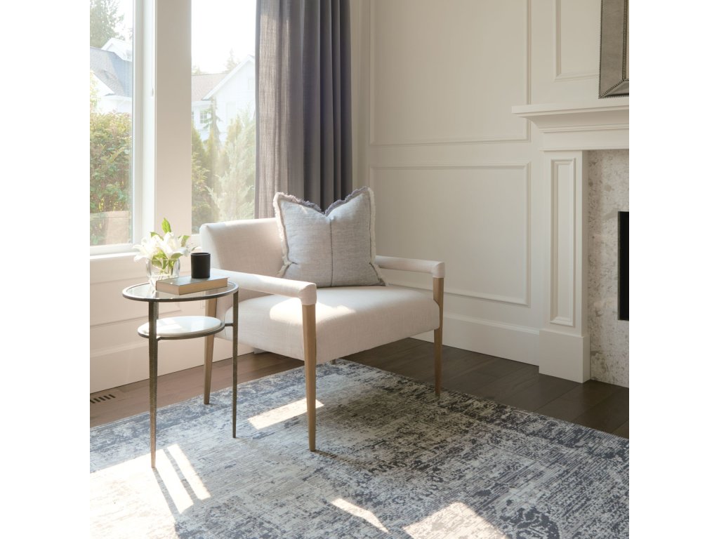 8 x 10 Gray Wool and Polyester Area Rug - Alternative View