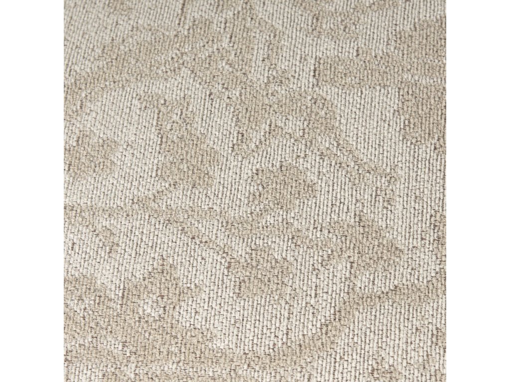 Large Cream Pouf - Alternative View