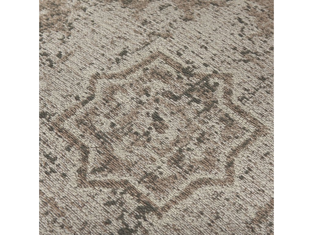 Large Taupe Pouf