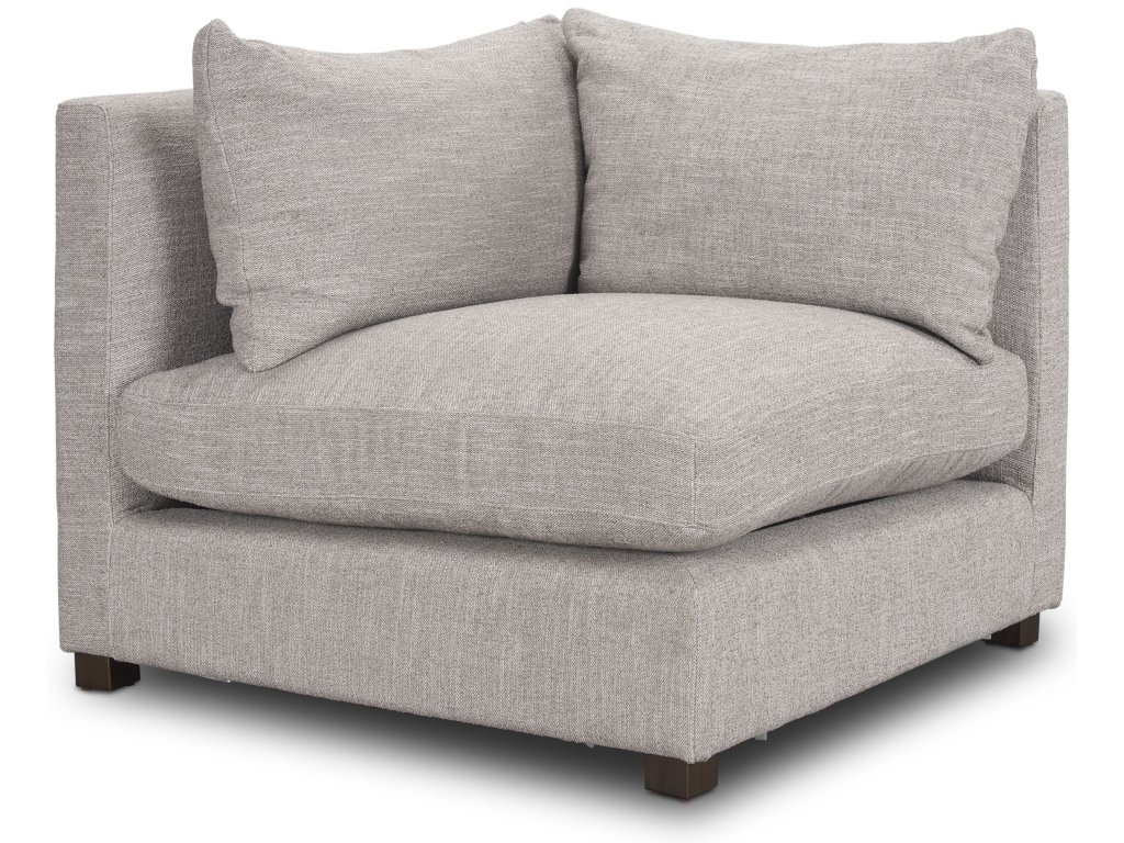 Corner Light Grey Performance Fabric
