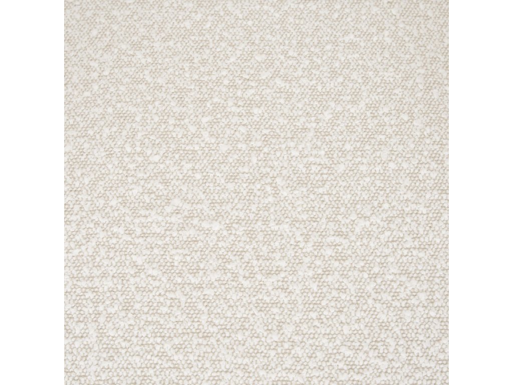 Accent Chair w/ Cream Boucle Fabric & Matte Black Metal Legs - Alternative View