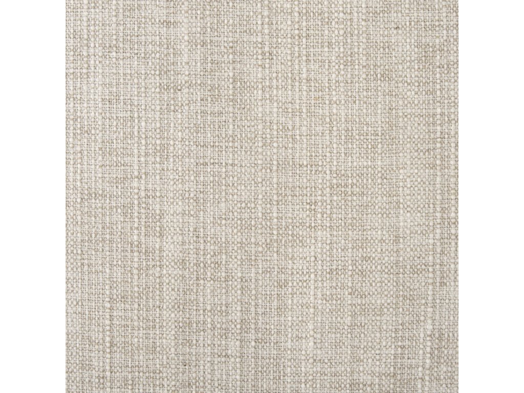 Open Back Light Brown Wood w/ Oatmeal Fabric Accent Chair