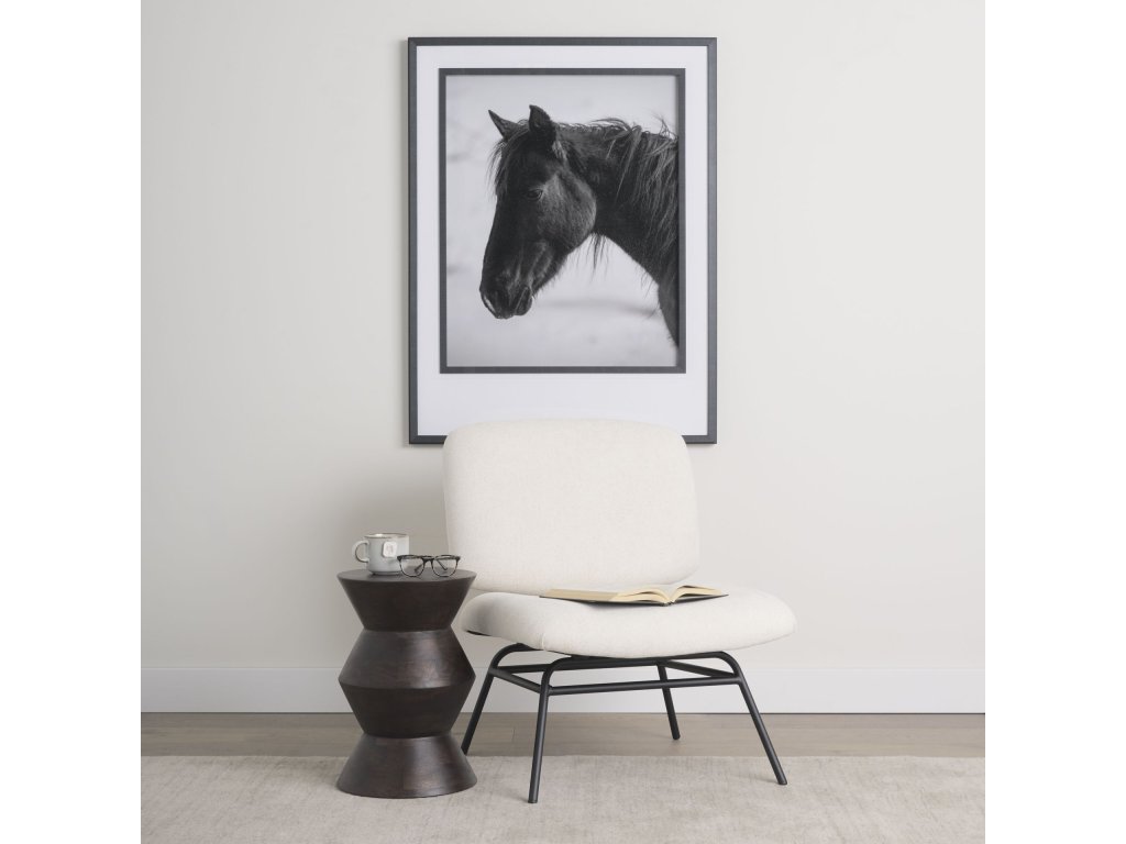 Dark Brown Wood Accent Table