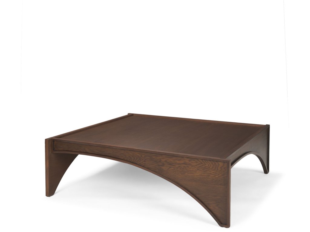 Medium Brown Wood Coffee Table