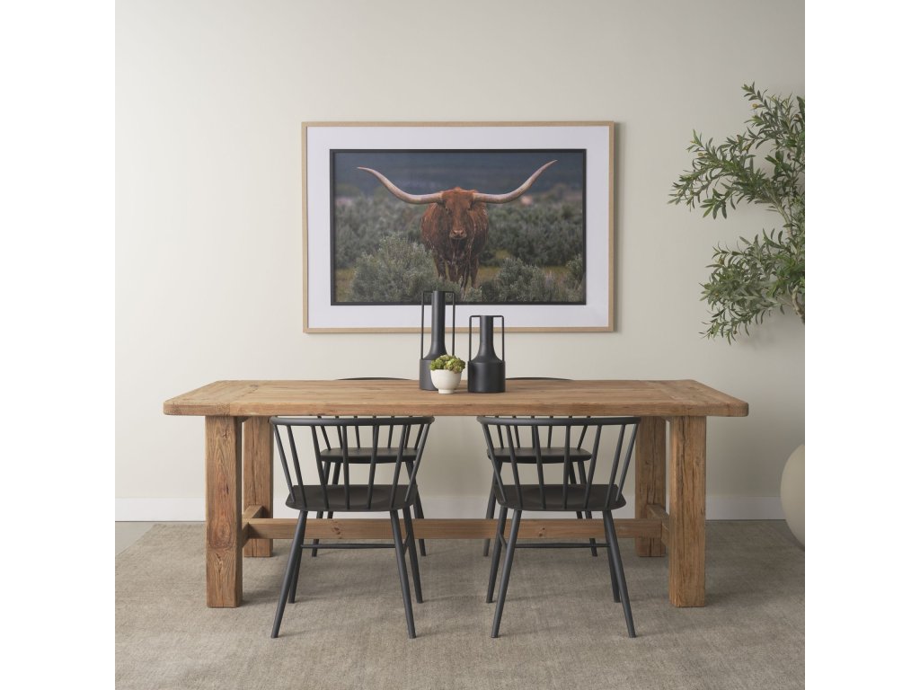 21.3L x 21.3W x 30.3H Black Metal Dining Chair