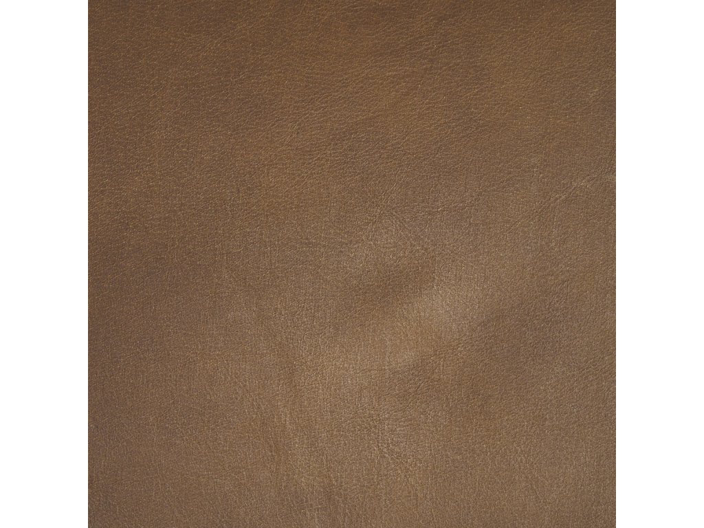 Brown Leather w/ Black Metal Stool