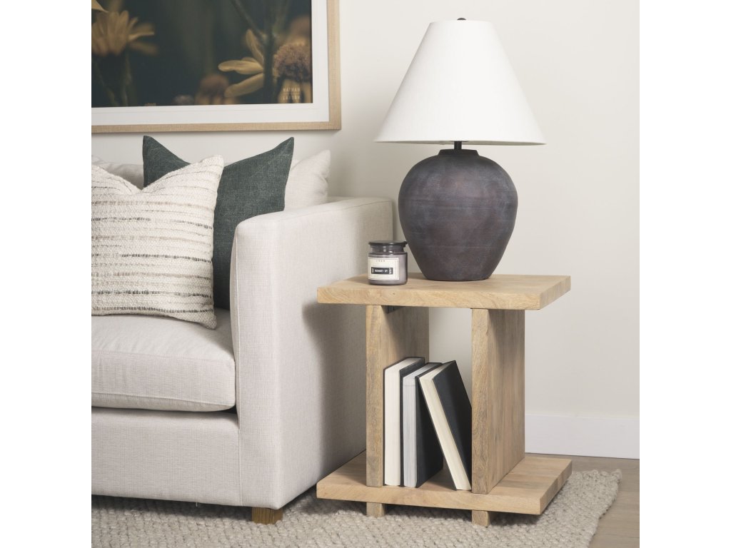 Light Brown Accent Table