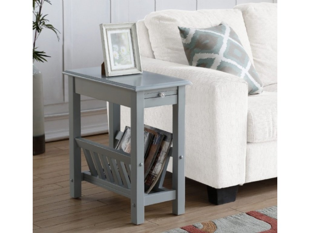 Chairside Table w/ Magazine Rack (RTA)