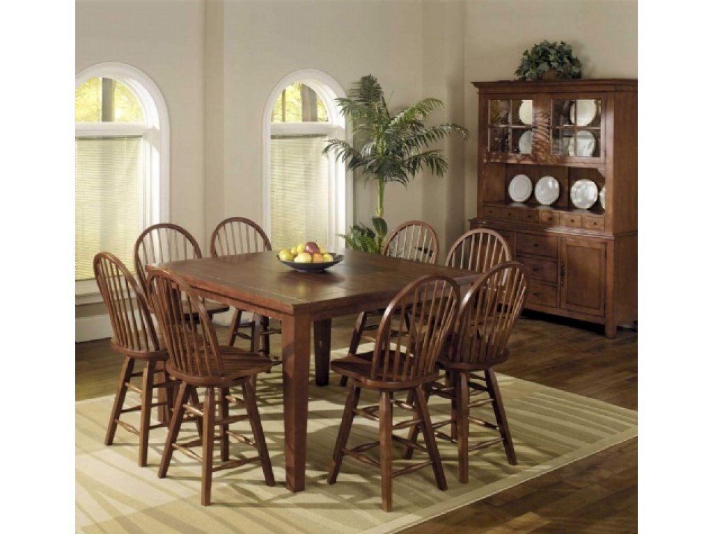 St. Michael Gathering Table w/18" Butterfly Leaf - Alternative View