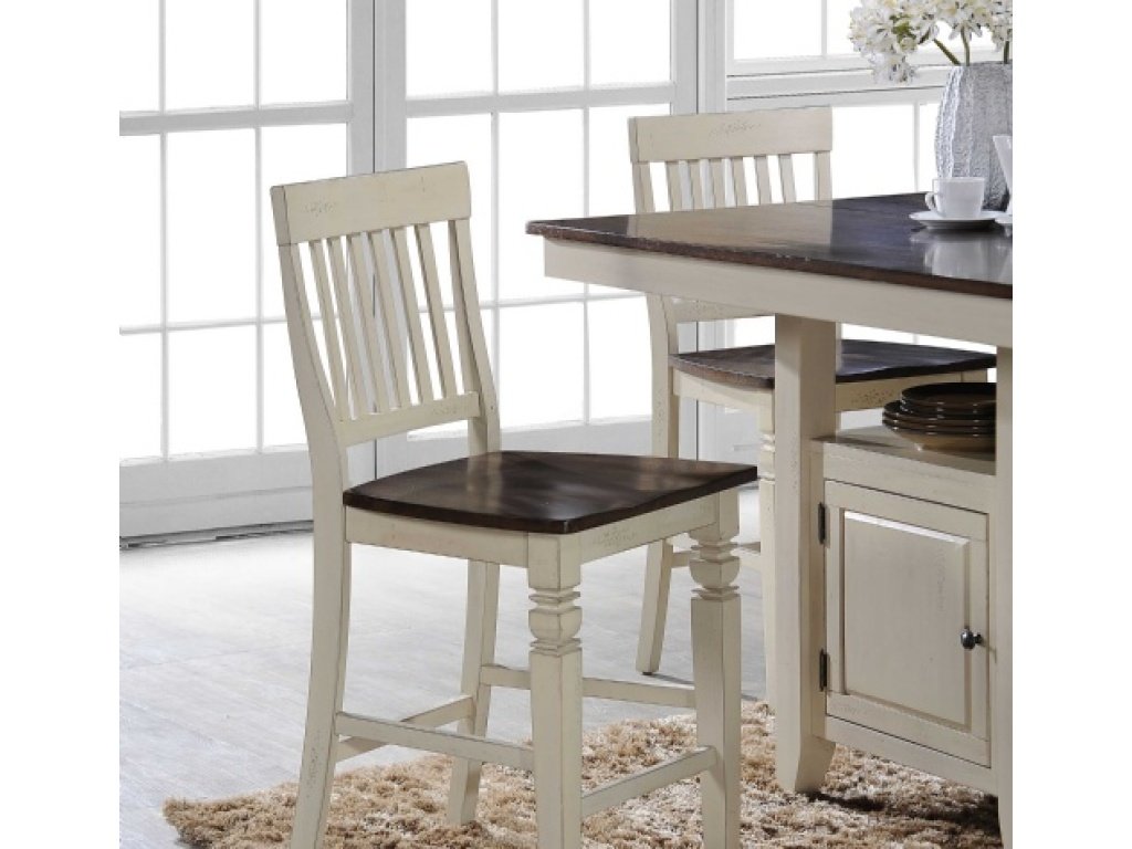 St. Pete Slat Back 24" Barstool (RTA) - Alternative View