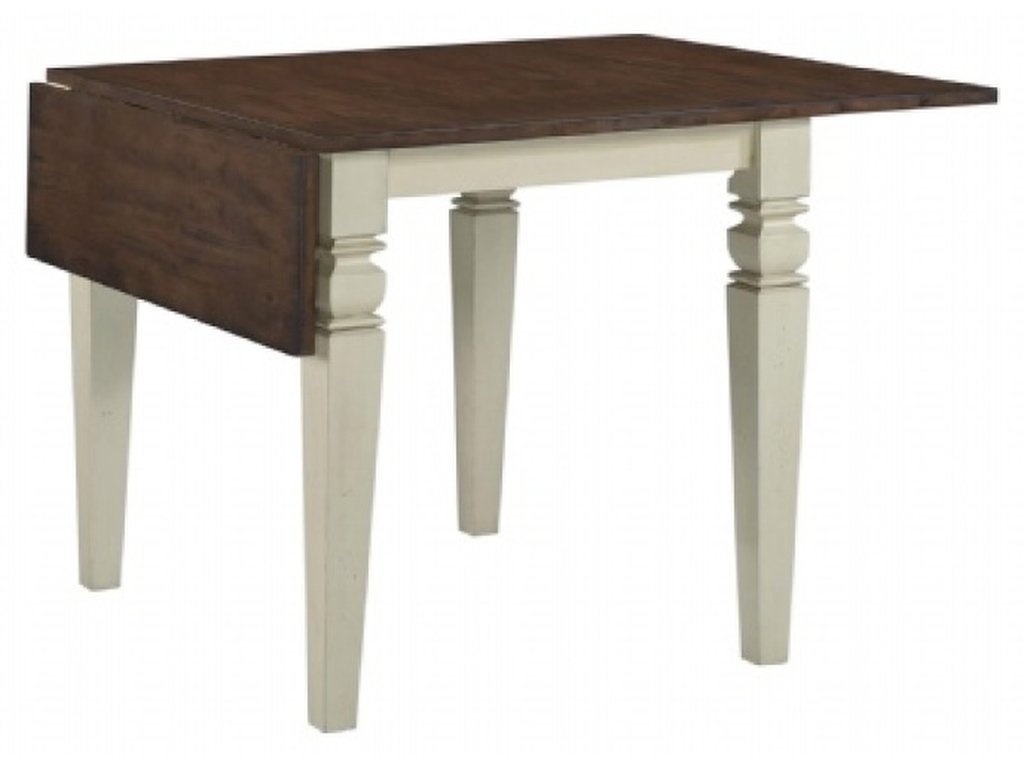 St. Pete Drop Leaf Leg Table w/2 pcs 10" Drop Leaves