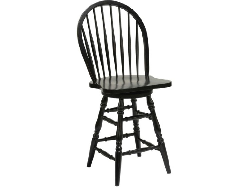 Windswept Shores Windsor 24"H Swivel Barstool (matching w/ WS005)