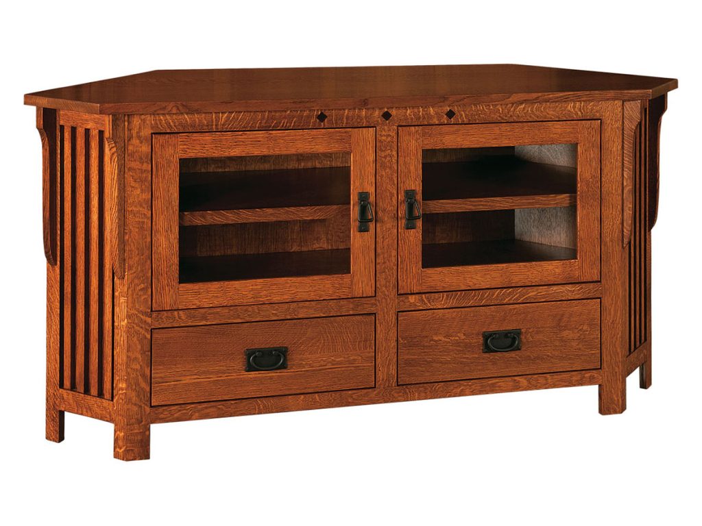 Royal Mission Corner Cabinet – 63″W