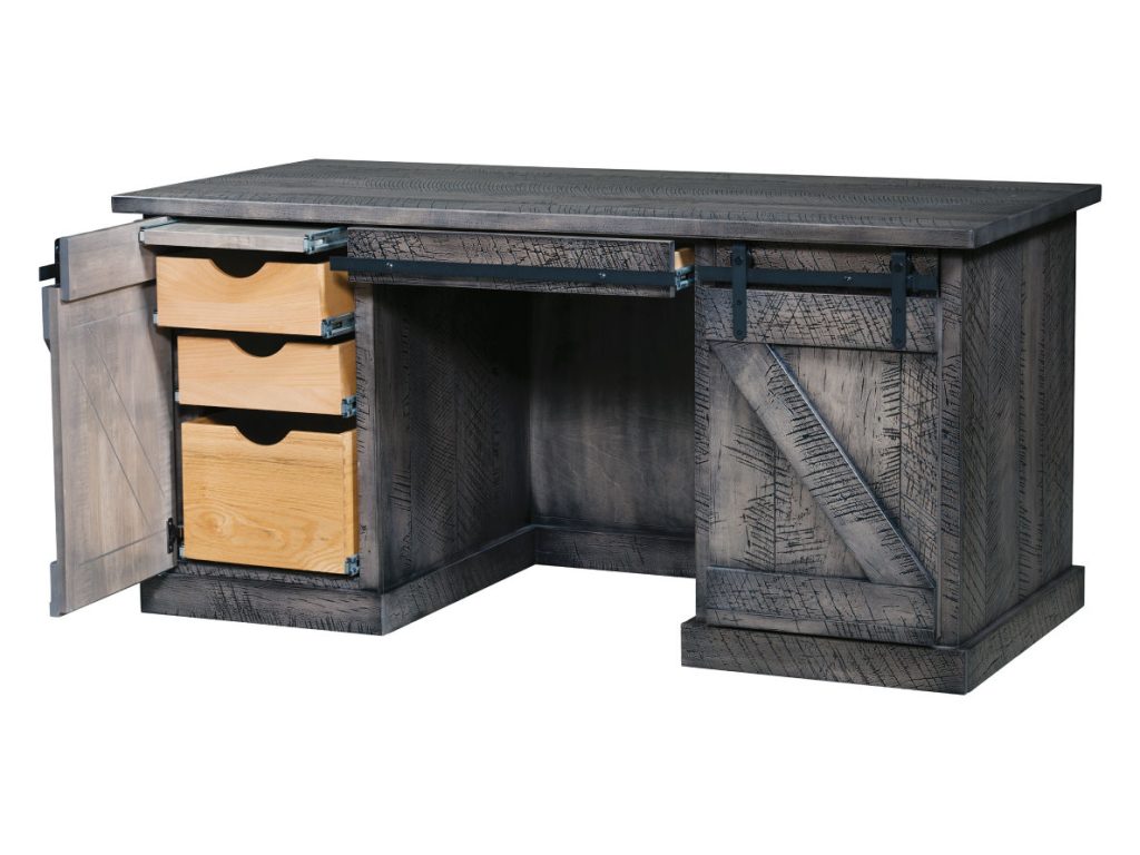 Durango Kneehole Desk, alternate view