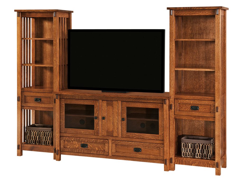 Rio Mission TV Console – 69½”W, alternate view